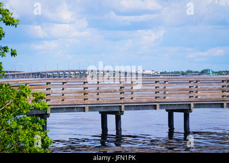 Charlotte, Florida bridge and harbor Stock Photo: 142501342 - Alamy