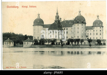 03451-Moritzburg-1903-Schloß-Brück & Sohn Kunstverlag Stock Photo
