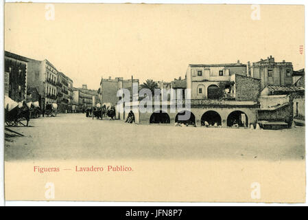 04531-Figueras-1903-Lavadero Publico-Brück & Sohn Kunstverlag Stock Photo