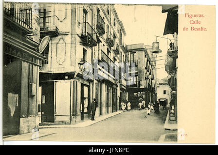 04535-Figueras-1903-Calle de Besalie-Brück & Sohn Kunstverlag Stock Photo