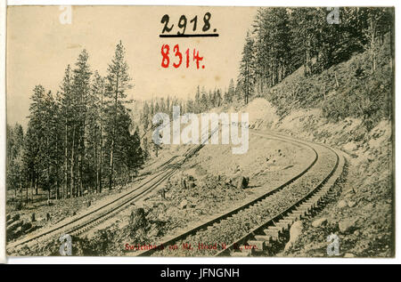 08314-Hood River, Ore.-1906-Switchback on Mt. Hood R.-Brück & Sohn Kunstverlag Stock Photo