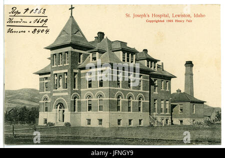 08404-Lewiston, Idaho-1906-St. Josephs Hospital Lewiston-Brück & Sohn Kunstverlag Stock Photo