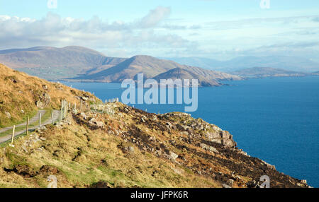 The track to Bolus Head, Iveragh Peninsula, Co Kerry Stock Photo