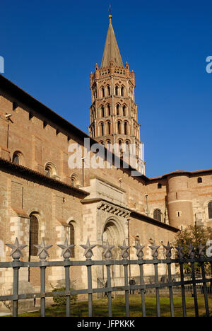 Basilica of Saint Sernin in Toulouse, France Stock Photo