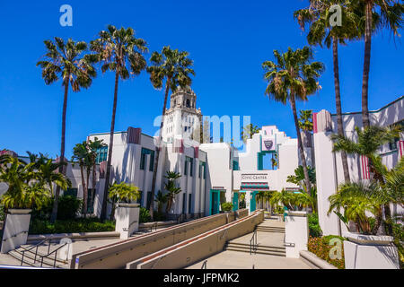 Beverly Hills Civic Center Stock Photo