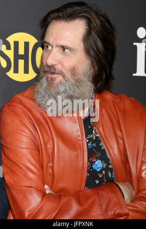 Premiere of Showtime's 'I'm Dying Up Here' at the DGA Theater - Arrivals  Featuring: Jim Carrey Where: Los Angeles, California, United States When: 31 May 2017 Credit: Nicky Nelson/WENN.com Stock Photo