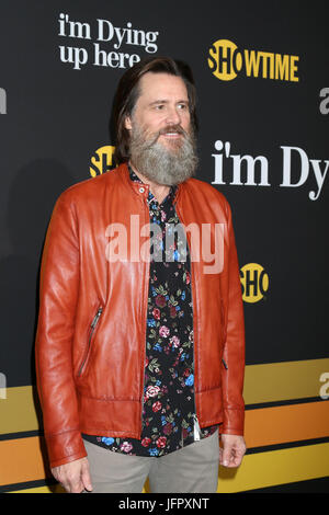 Premiere of Showtime's 'I'm Dying Up Here' at the DGA Theater - Arrivals  Featuring: Jim Carrey Where: Los Angeles, California, United States When: 31 May 2017 Credit: Nicky Nelson/WENN.com Stock Photo