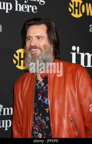 Premiere of Showtime's 'I'm Dying Up Here' at the DGA Theater - Arrivals  Featuring: Jim Carrey Where: Los Angeles, California, United States When: 31 May 2017 Credit: Nicky Nelson/WENN.com Stock Photo