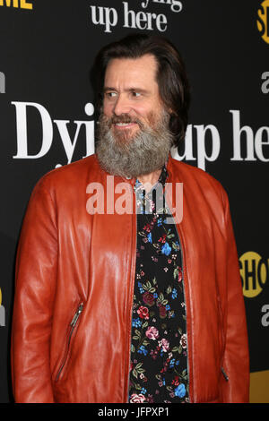 Premiere of Showtime's 'I'm Dying Up Here' at the DGA Theater - Arrivals  Featuring: Jim Carrey Where: Los Angeles, California, United States When: 31 May 2017 Credit: Nicky Nelson/WENN.com Stock Photo