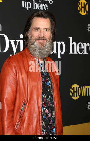 Premiere of Showtime's 'I'm Dying Up Here' at the DGA Theater - Arrivals  Featuring: Jim Carrey Where: Los Angeles, California, United States When: 31 May 2017 Credit: Nicky Nelson/WENN.com Stock Photo