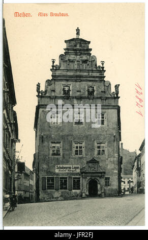 12821-Meißen-1911-Altes Brauhaus-Brück & Sohn Kunstverlag Stock Photo