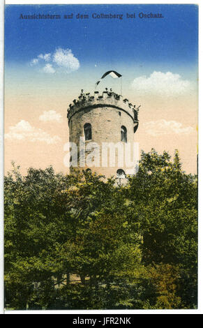 12954-Collmberg-1911-bei Oschatz, Aussichtsturm-Brück & Sohn Kunstverlag Stock Photo