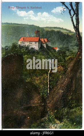 15430-Elbogen-1913-Burg-Brück & Sohn Kunstverlag Stock Photo