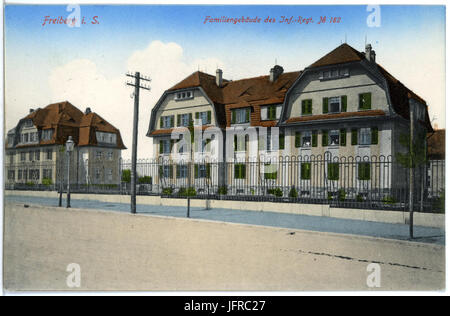 18979-Freiberg-1915-Infanterie-Regiment Nr. 182 - Familiengebäude-Brück & Sohn Kunstverlag Stock Photo