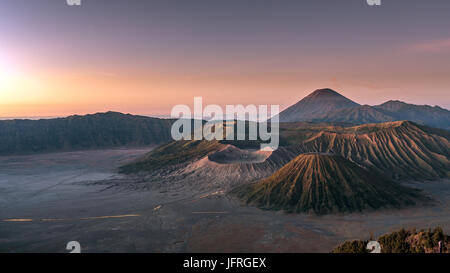 Mount Bromo volcano, Java Indonesia Stock Photo