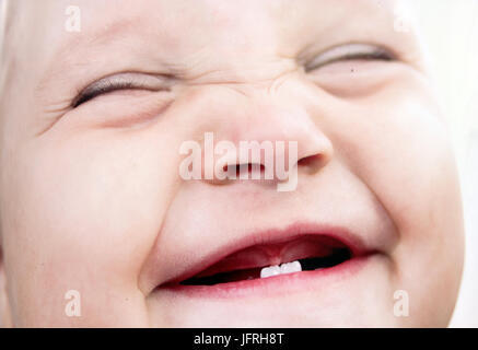 baby face poster Stock Photo