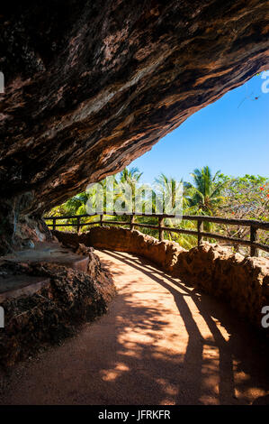 Last Japanese Command Post from WW II, Saipan, Northern Marianas, Central Pacific Stock Photo