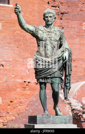 The statue of Emperor Augustus in Rome, Italy Stock Photo - Alamy