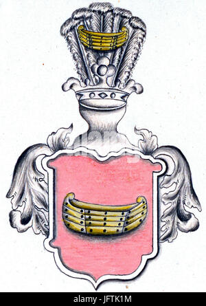 Łodzia RGIA-F1343-op34-d466-Ld2 rysunek herbu Stock Photo