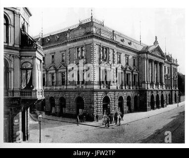 Alte städtische Tonhalle in Düsseldorf, 1863, Erweiterung von 1889 bis 1892, Architekten Hermann vom Endt und Bruno Schmitz, Stadtbaumeister Eberhard Westhofen und Stadtbaurat Peiffhoven, 1894 Stock Photo