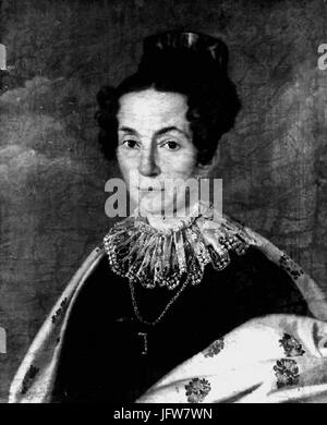 Antonin Machek 31. 10. 1775-18. 11. 1844 - Podobizna pani Dlouhe zeny lekare Dlouheho z Chlumu Stock Photo