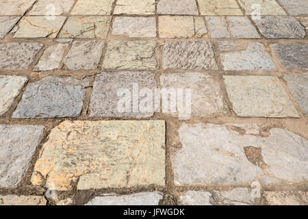 stone floor pavement Stock Photo