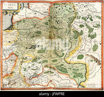 Europe, 1595 Mercator atlas. 16th-century Dutch map of Europe with