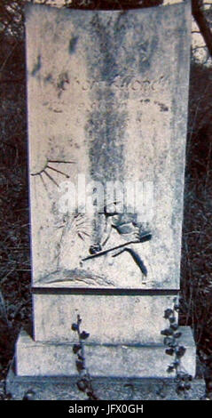 Cmentarz ewangelicki - grób burmistrza Stock Photo