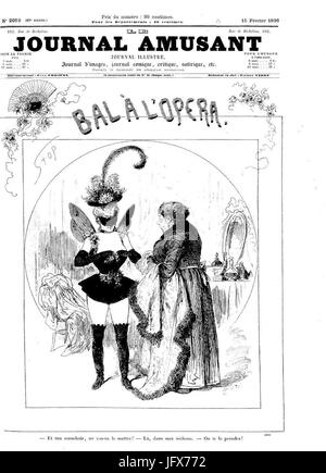 Bal de l'Opéra 1896 Stock Photo