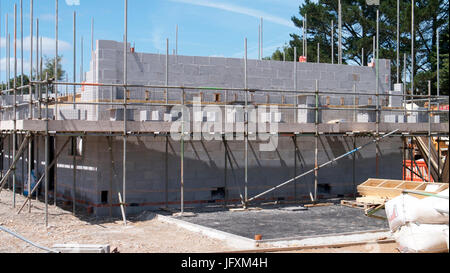 Construction Site on a summer Sunday Stock Photo