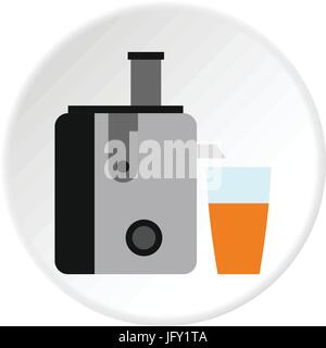Juicer icon circle Stock Vector