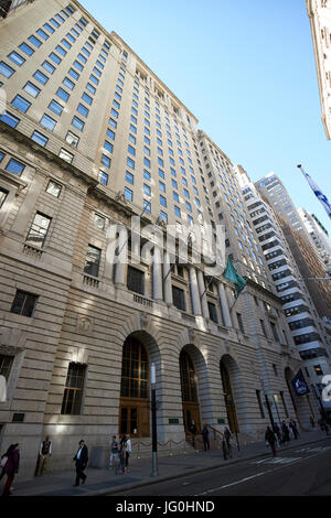 the cunard line building New York City USA Stock Photo