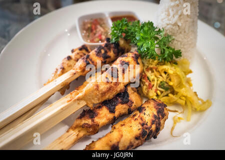 Balinese food Satay Stock Photo