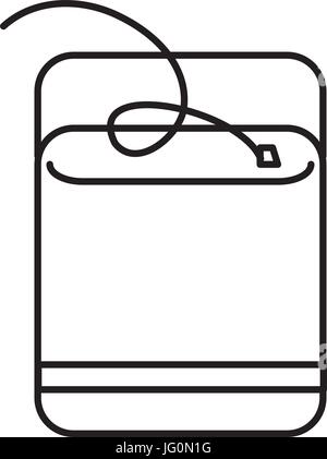 Dental Floss isolated icon Stock Vector