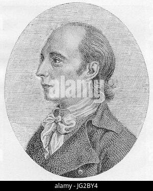 Johann Heinrich Voß - Imagines philologorum Stock Photo