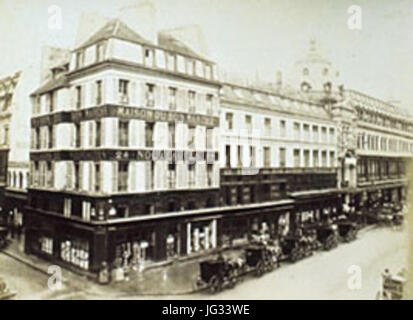 Le Bon Marché department store in Paris 1867 Stock Photo