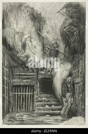 Love reflects on Death print by Gustave Doré