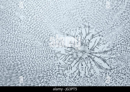 microscopic shot showing a abstract pattern of microcrystals Stock Photo