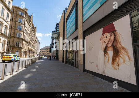 The fantastic Broadway shopping centre in the heart of Bradford, West Yorkshire, UK, July 2017 Stock Photo