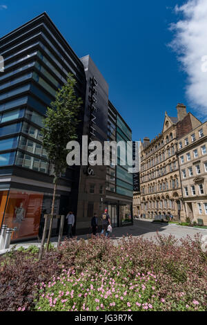 The fantastic Broadway shopping centre in the heart of Bradford, West Yorkshire, UK, July 2017 Stock Photo