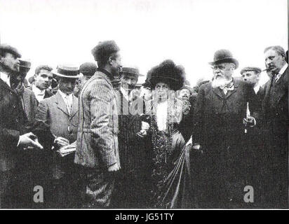 Louis Paulhan madame et monsieur le président de la République 24 août Stock Photo