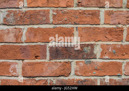 Brick wall made with the old type of brick Stock Photo