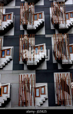 The Scottish Parliamant in Edinburgh Stock Photo