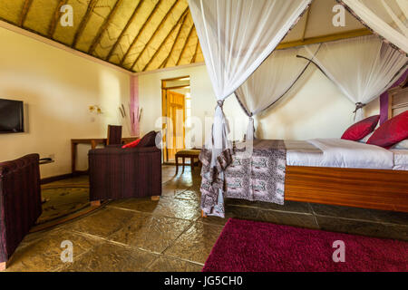 Luxury lodging by Elementaita Lake, Kenya, East Africa Stock Photo