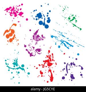 vector set of blots Stock Vector