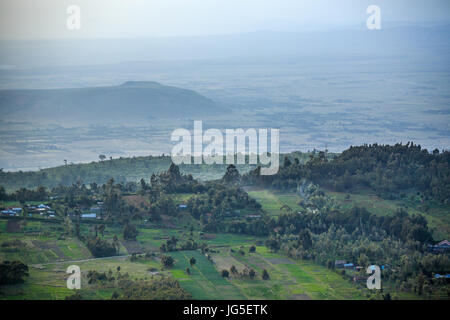 Great Rift Valley landscape taken from Mouse Summit, Kenya Stock Photo