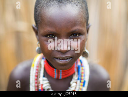 Erbore Tribe Girl, Weito, Omo Valley, Ethiopia Stock Photo - Alamy