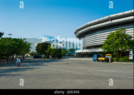 Olympic stadium in the Olympic park, Seoul, South Korea Stock Photo
