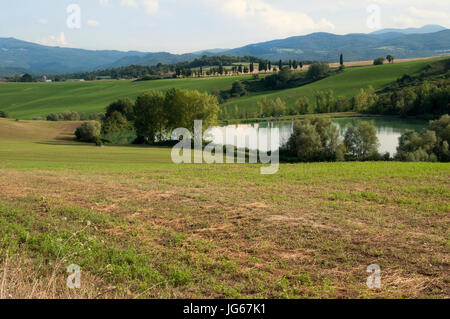 Landscape in Tuscany - Italy Stock Photo