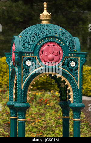 Victorian drinking fountain inMowbray Park in Sunderland Stock Photo